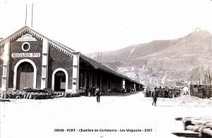 ORAN - PORT - MAGASINS - CHAMBRE DE COMMERCE - 1907